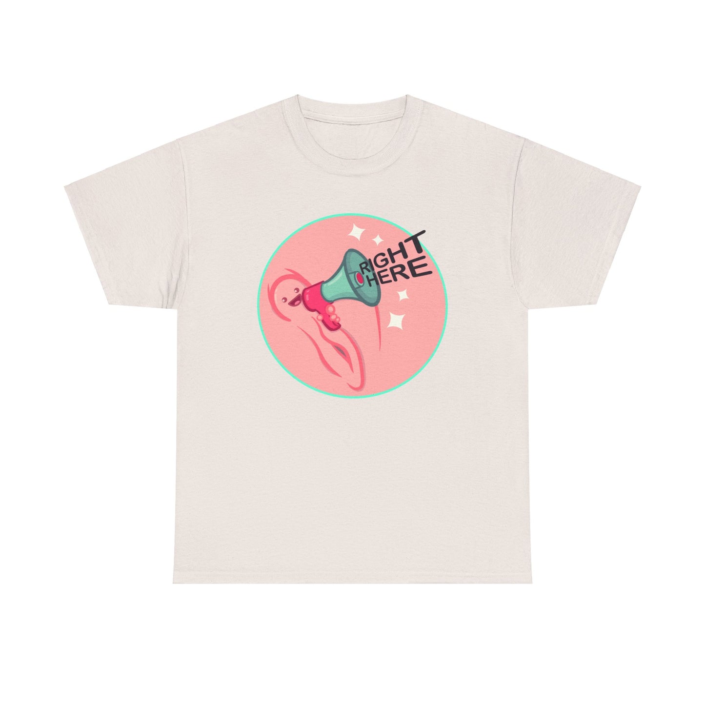 Right Here Unisex Heavy Cotton Tee