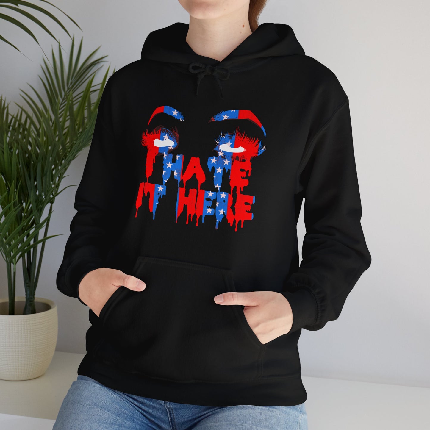 I Hate It Here '24 Unisex Heavy Blend Hooded Sweatshirt