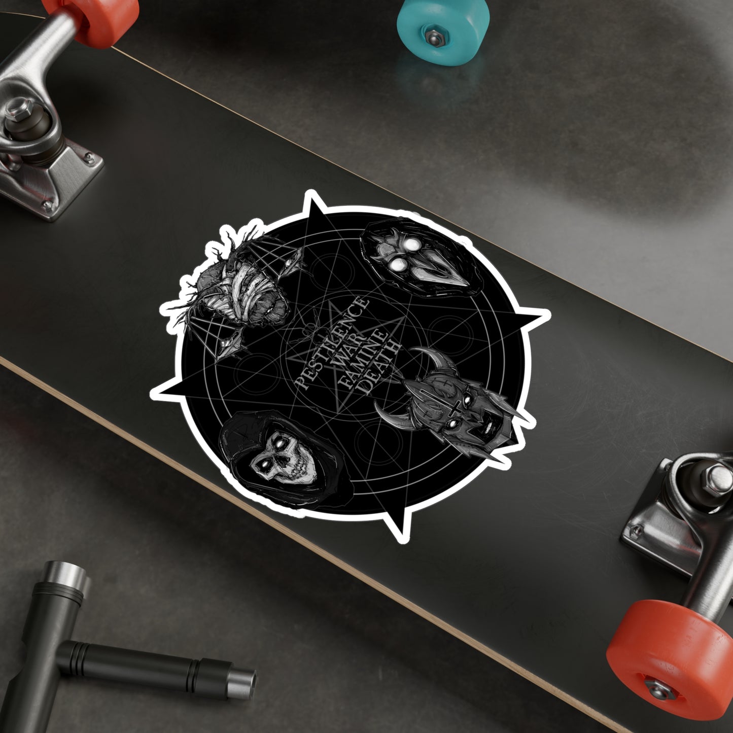 Four Horseman Kiss-Cut Vinyl Decal