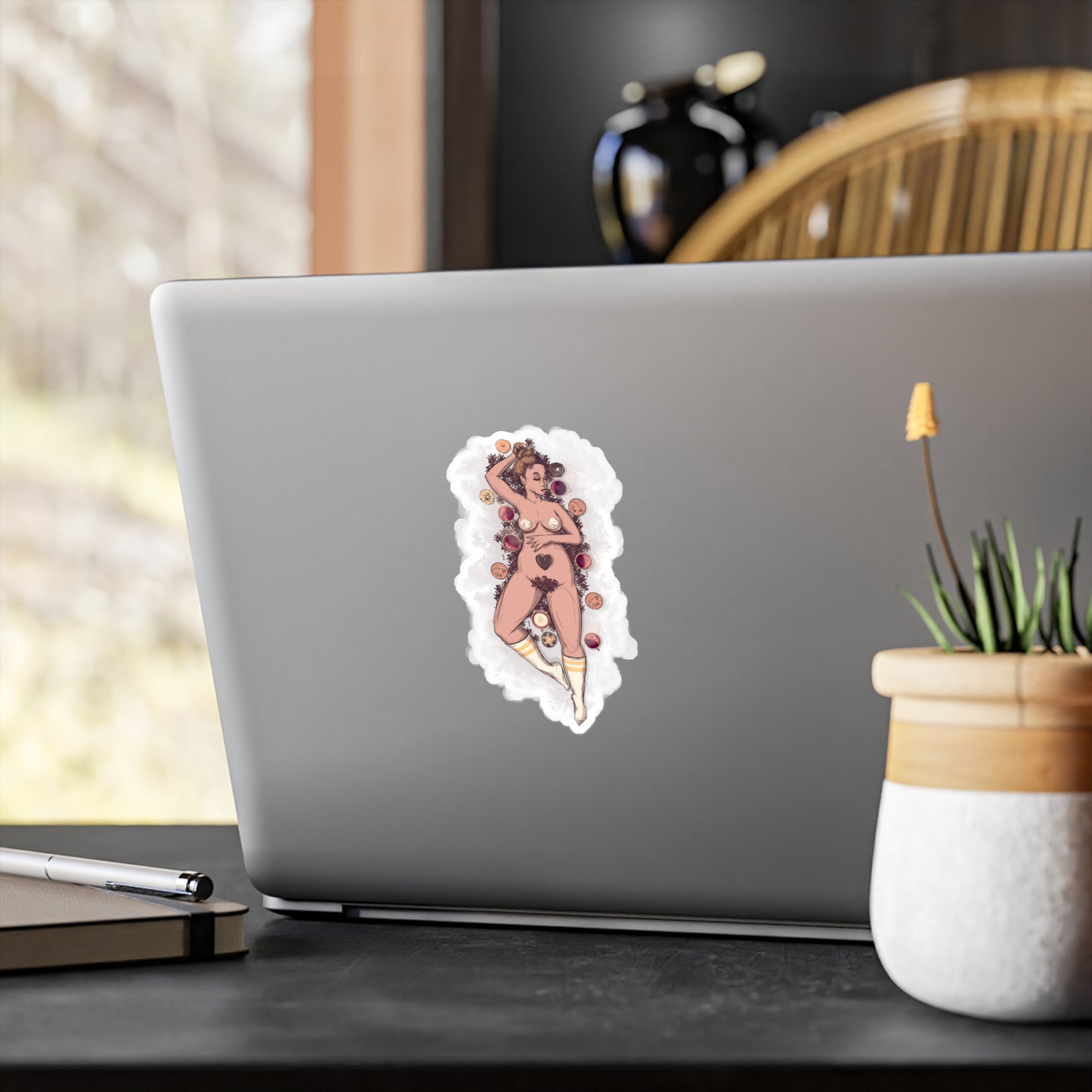 Coffee Queen Kiss-Cut Vinyl Decal
