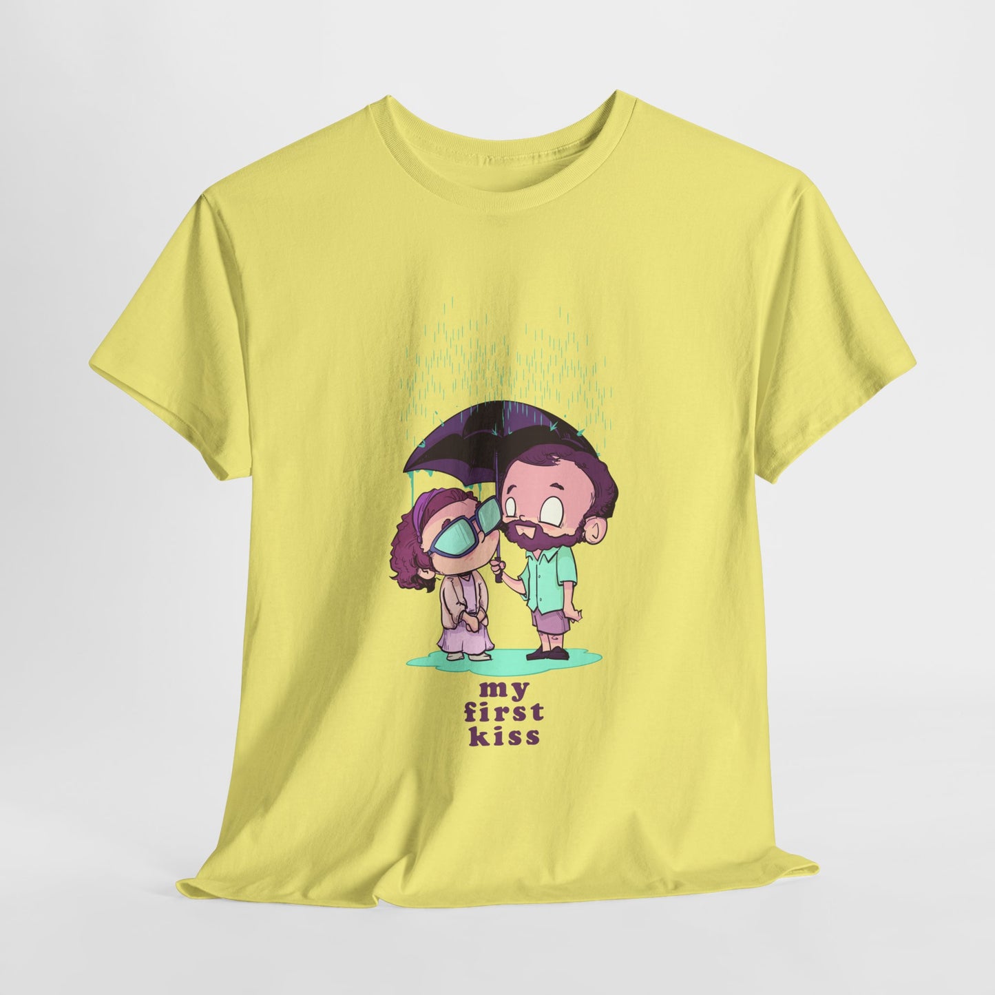 My First Kiss Unisex Heavy Cotton Tee
