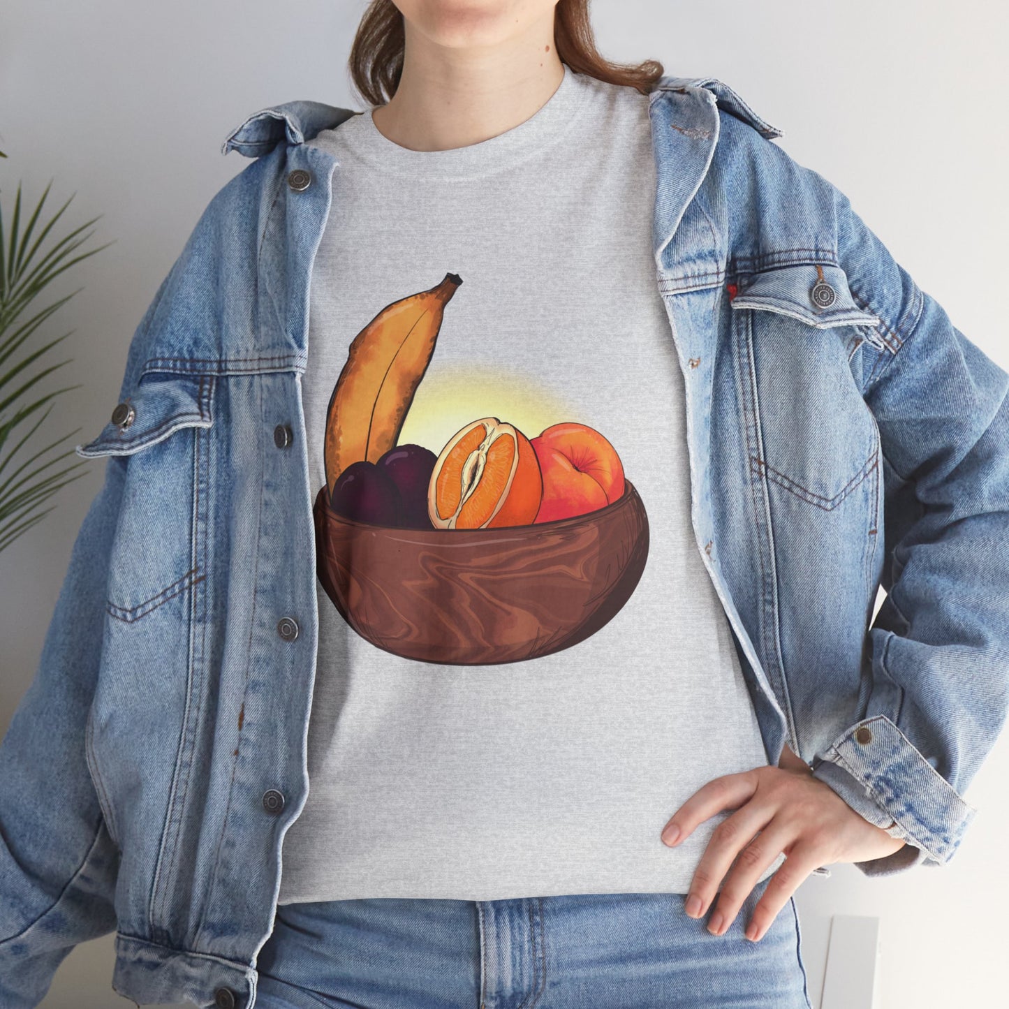 Adult Fruit Basket Unisex Heavy Cotton Tee