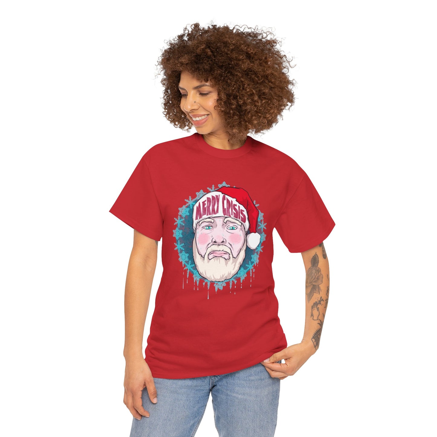 Merry Crisis Unisex Heavy Cotton Tee