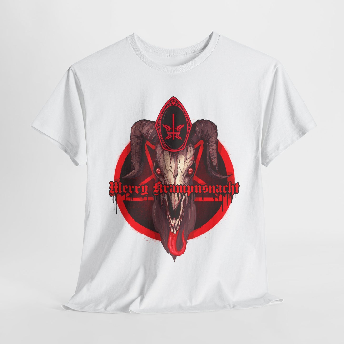 Merry Krampusnacht Unisex Heavy Cotton Tee