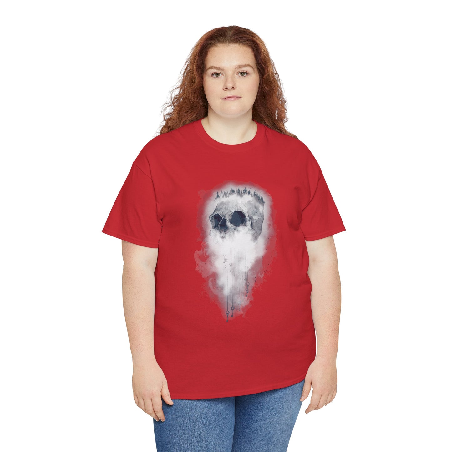 Elemental Skull Air Unisex Heavy Cotton Tee