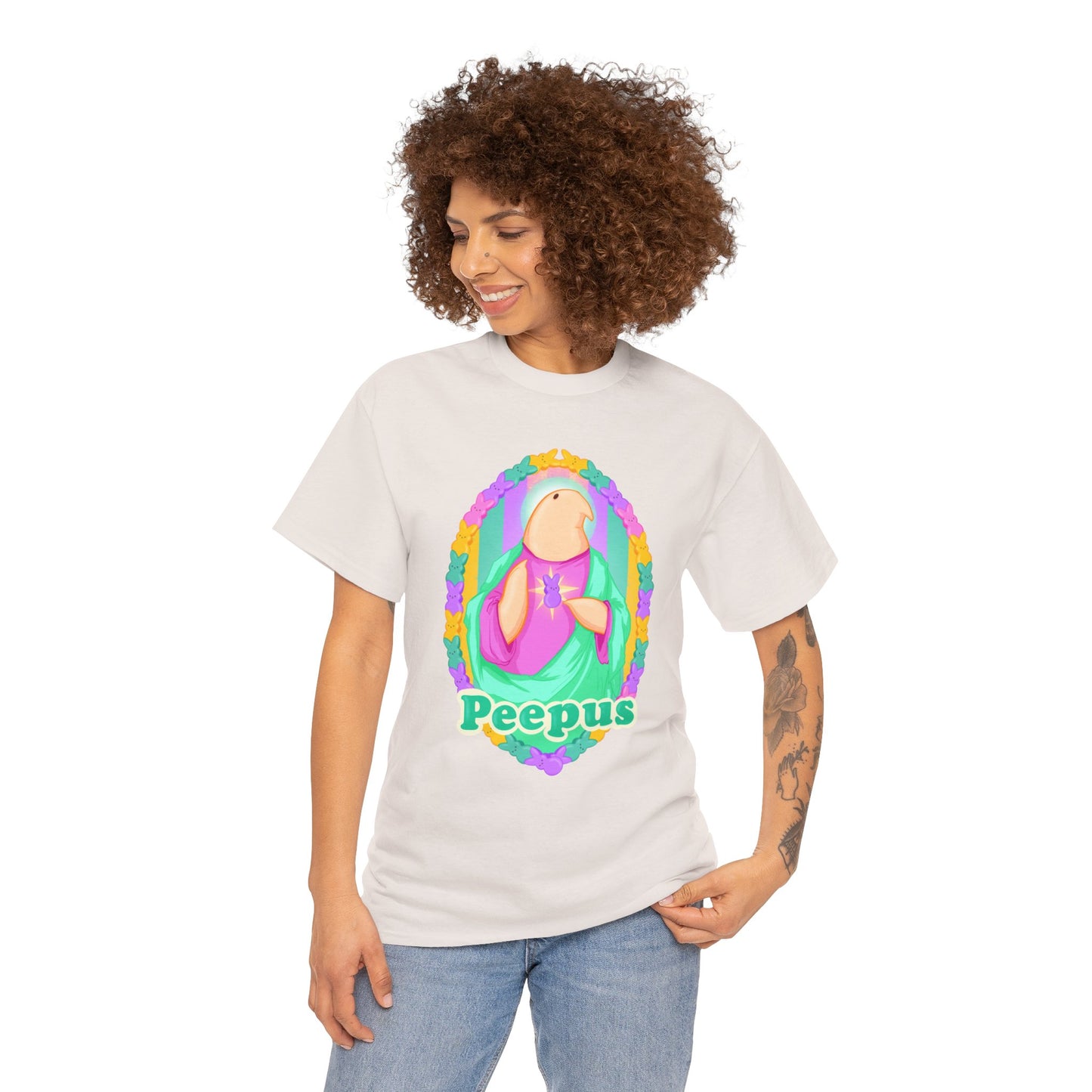 Peepus Unisex Heavy Cotton Tee