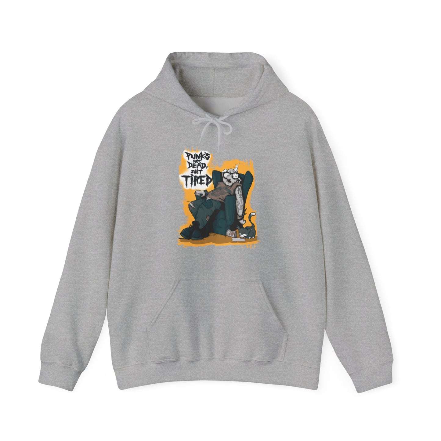 Punk's Not Dead Unisex Heavy Blend Hooded Sweatshirt