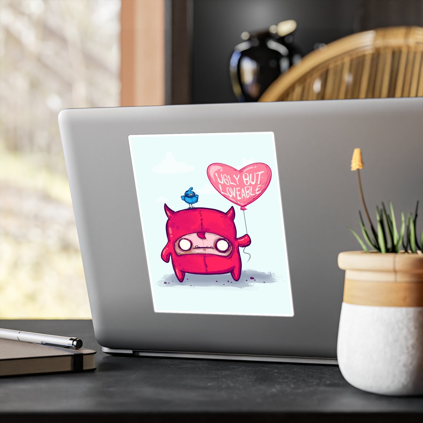 Ugly Boy Kiss-Cut Vinyl Decal