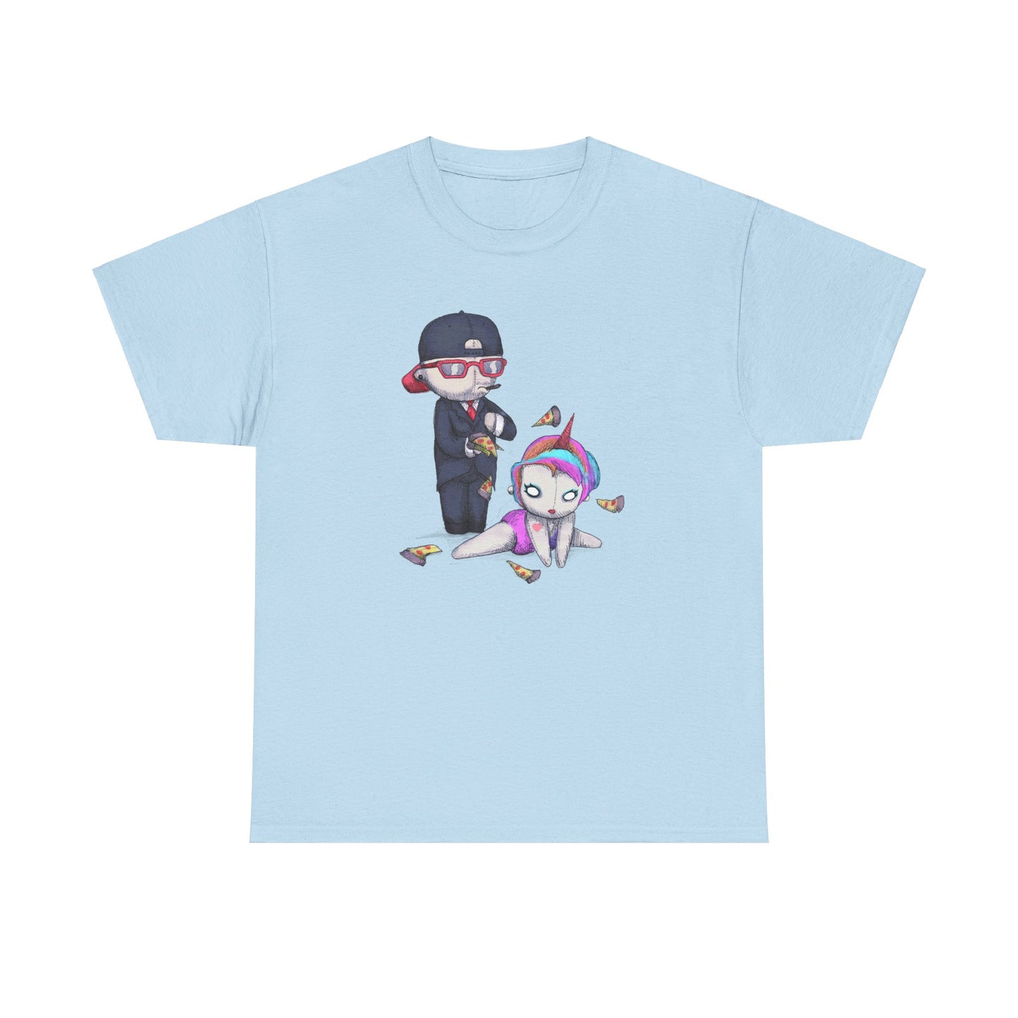 Unicorn Stripper Unisex Heavy Cotton Tee