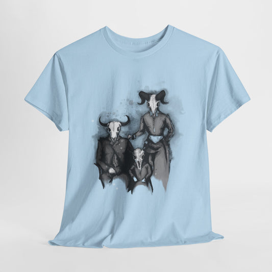 Family Portrait Unisex Heavy Cotton Tee