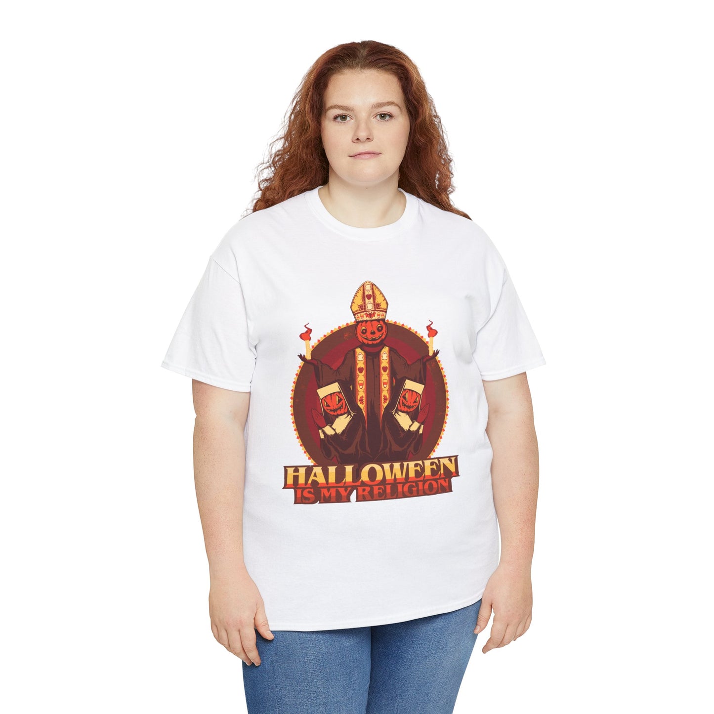Halloween Is My Religion Unisex Heavy Cotton Tee