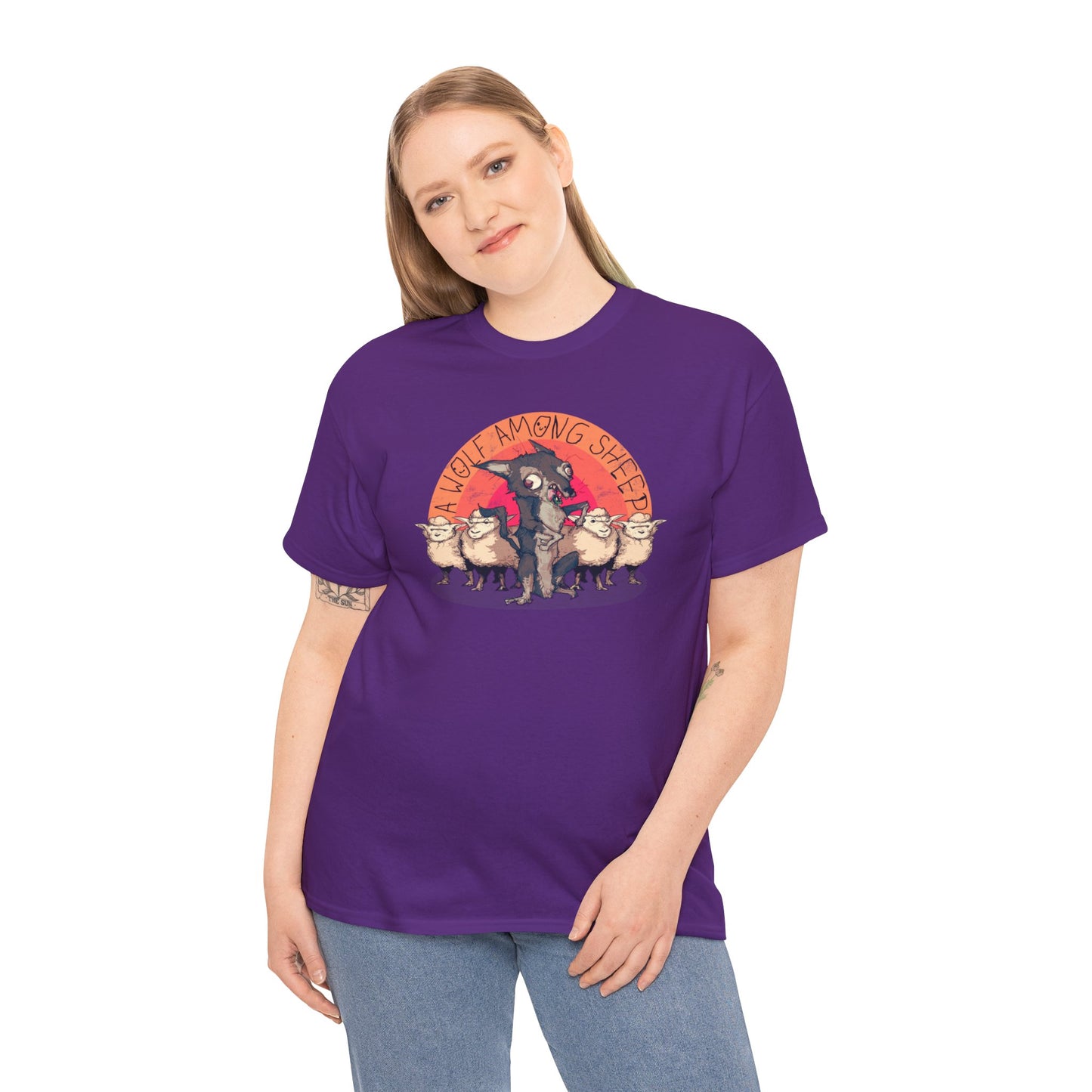A Wolf Among Sheep Unisex Heavy Cotton Tee