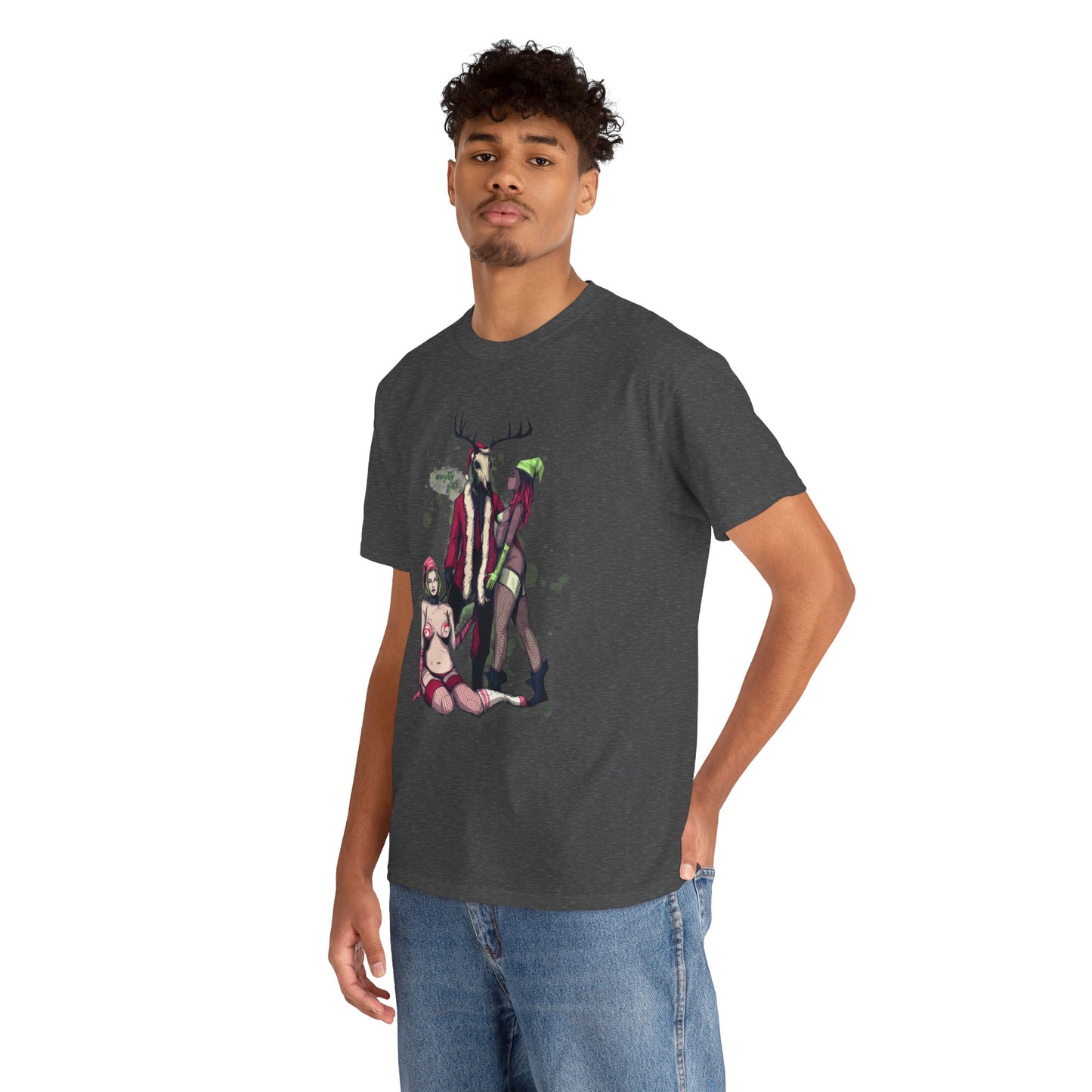 Deer Daddy Series 6: Daddy Claus Unisex Heavy Cotton Tee