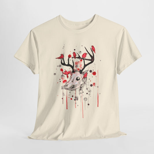 Cervidae Unisex Heavy Cotton Tee