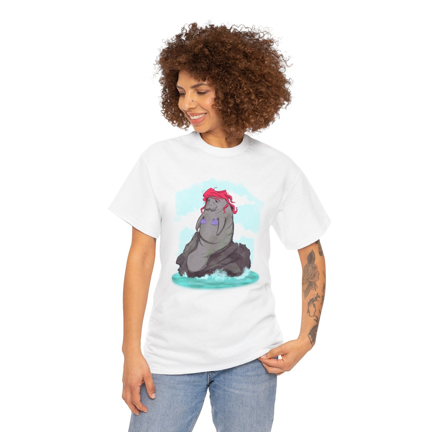 The Big Manatee Unisex Heavy Cotton Tee
