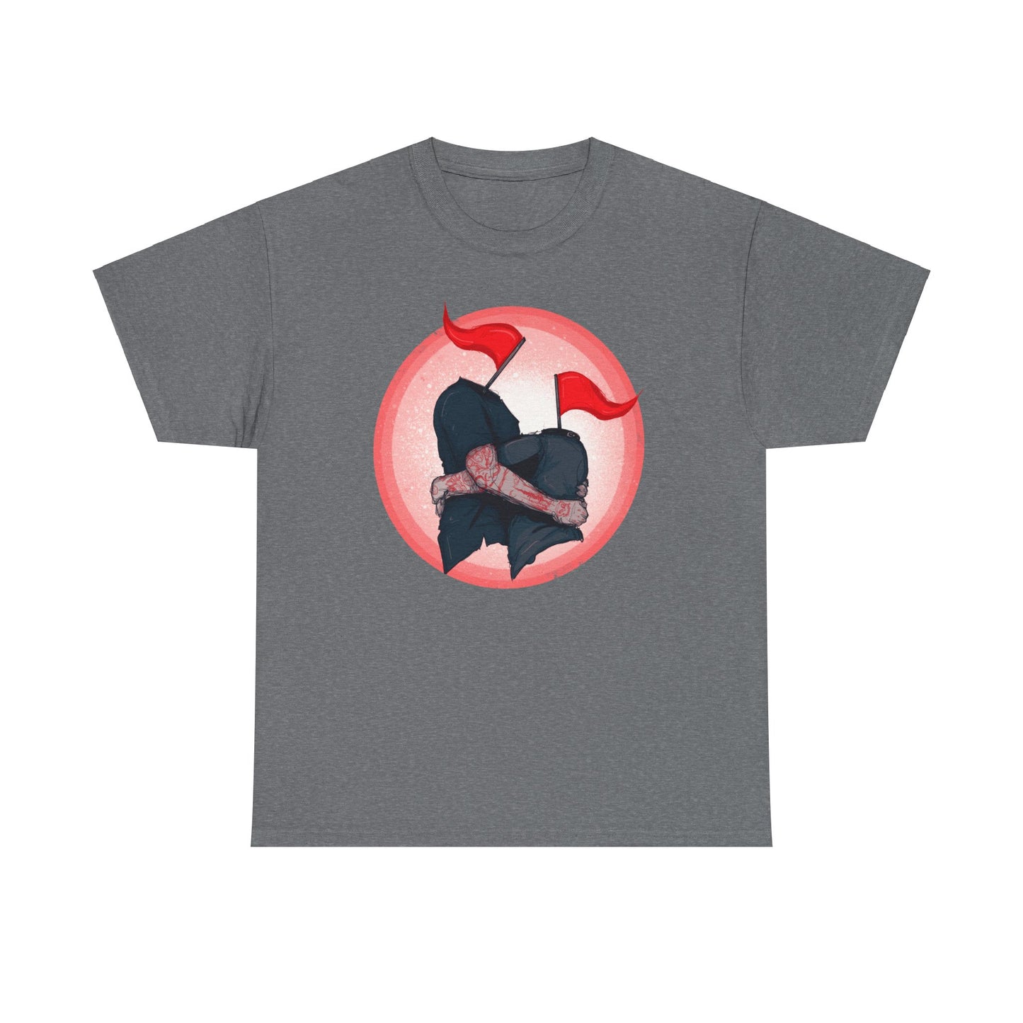 Red Flags Unisex Heavy Cotton Tee
