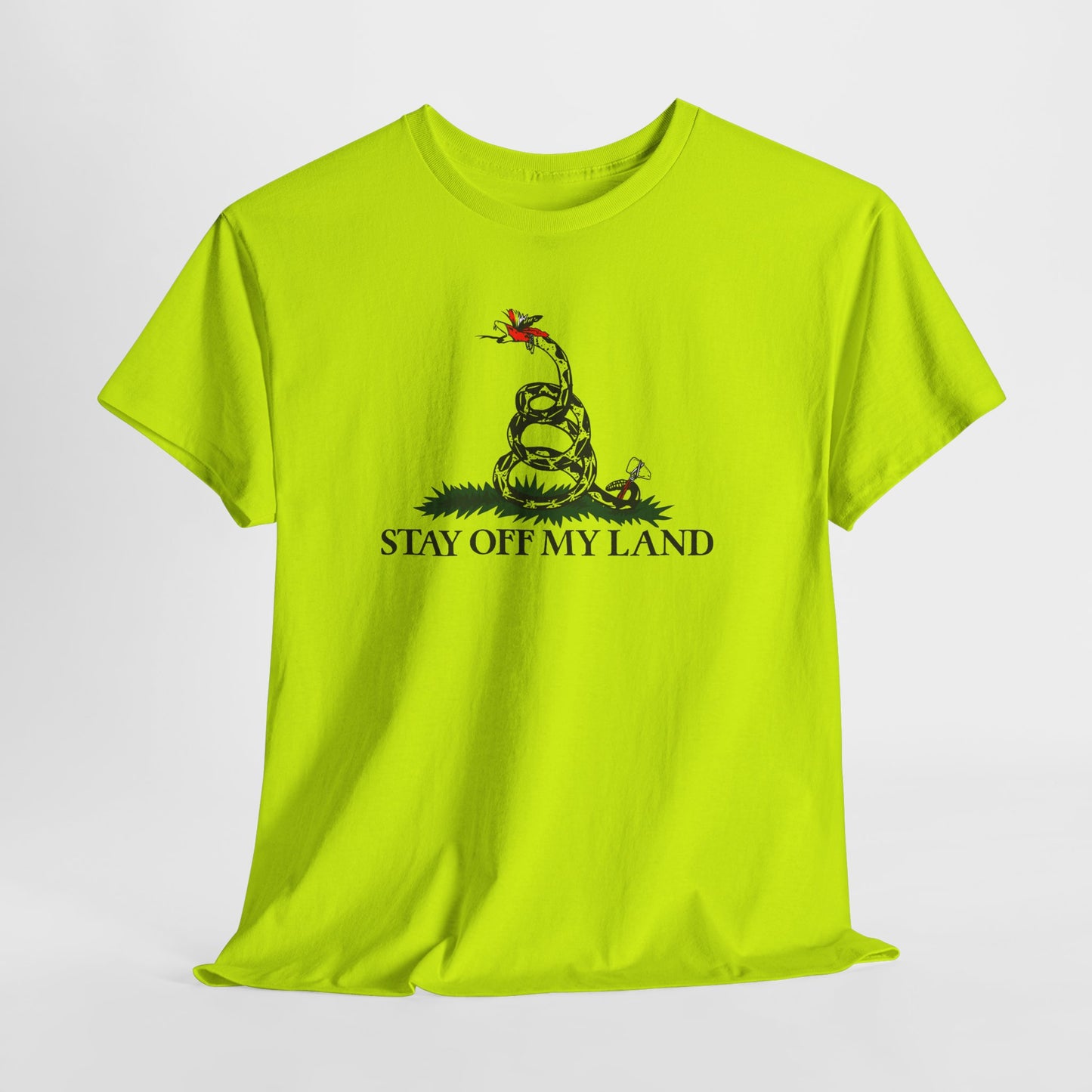 Stay Off My Land Unisex Heavy Cotton Tee