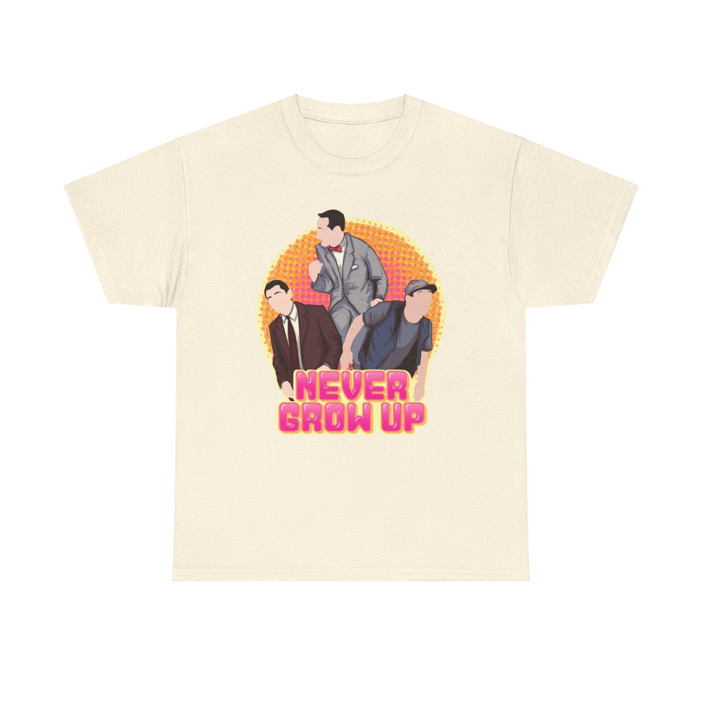Never Grow Up Unisex Heavy Cotton Tee