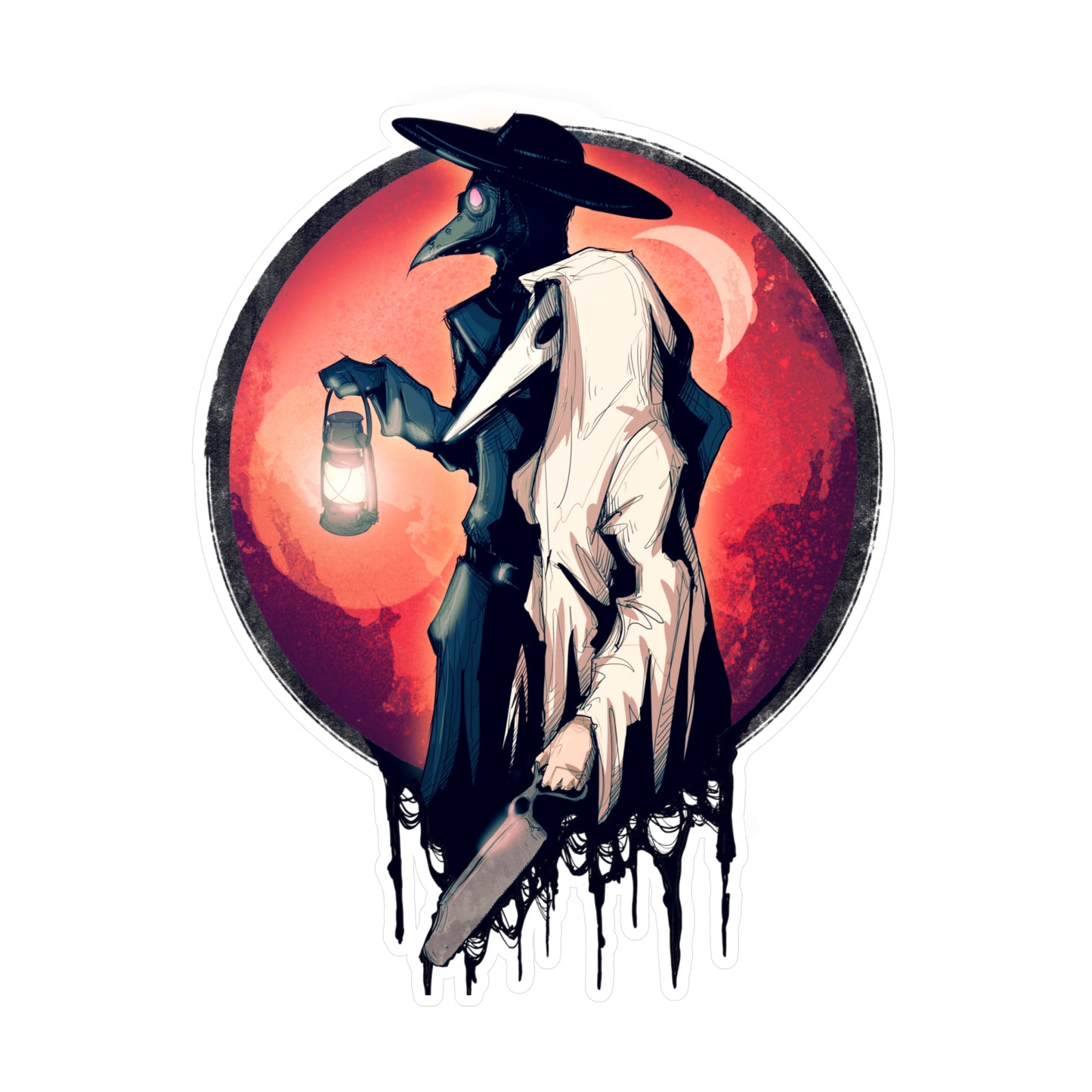 The Doctor & The Nurse Kiss-Cut Vinyl Decal