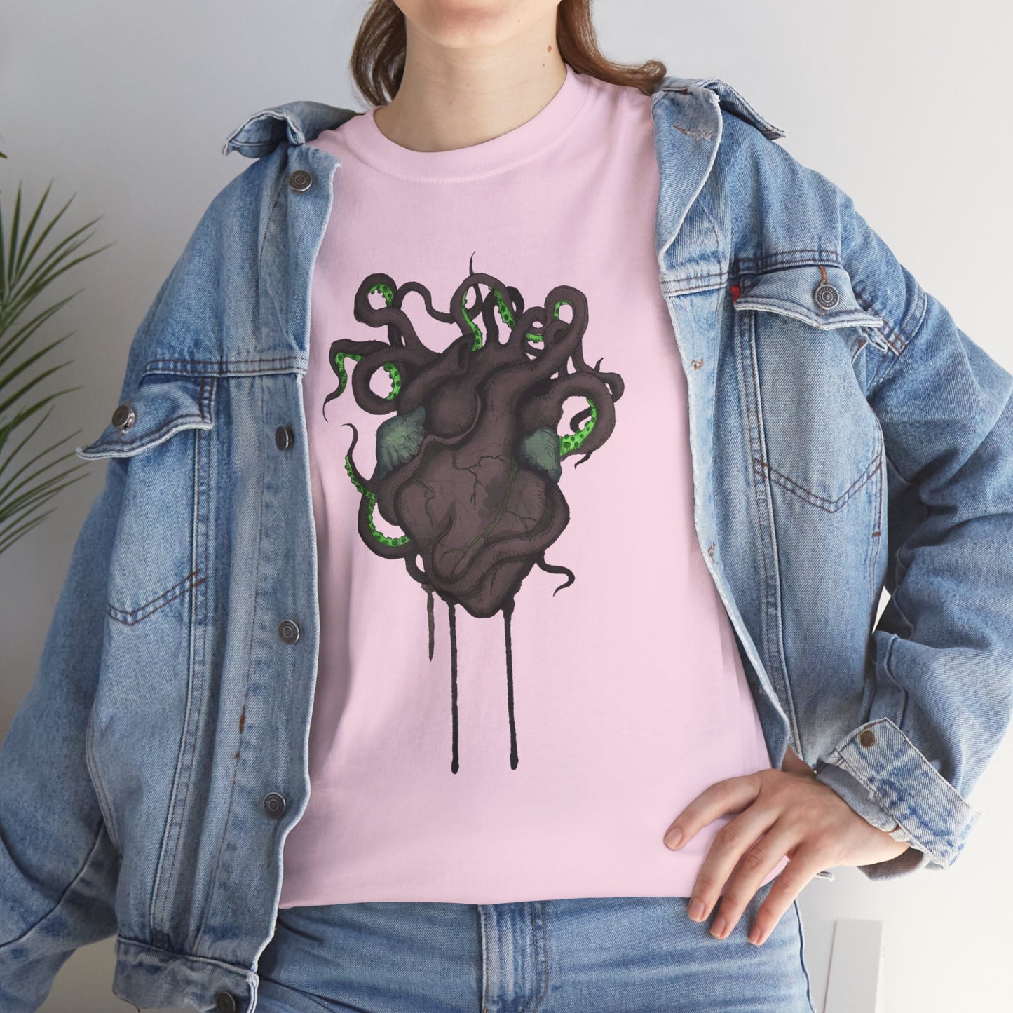 Black Heart Unisex Heavy Cotton Tee