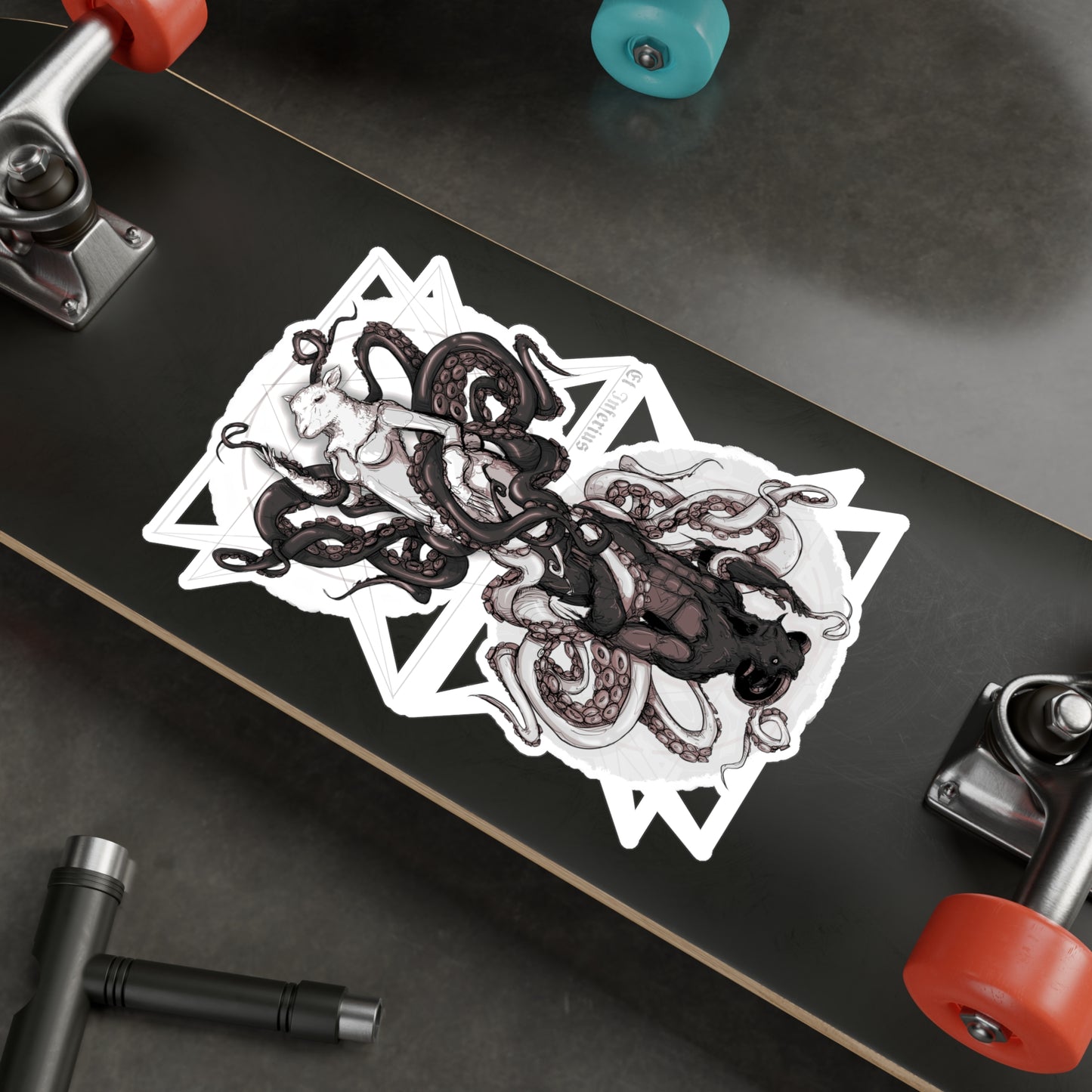 As Above So Below Octo-Ovis Kiss-Cut Vinyl Decal