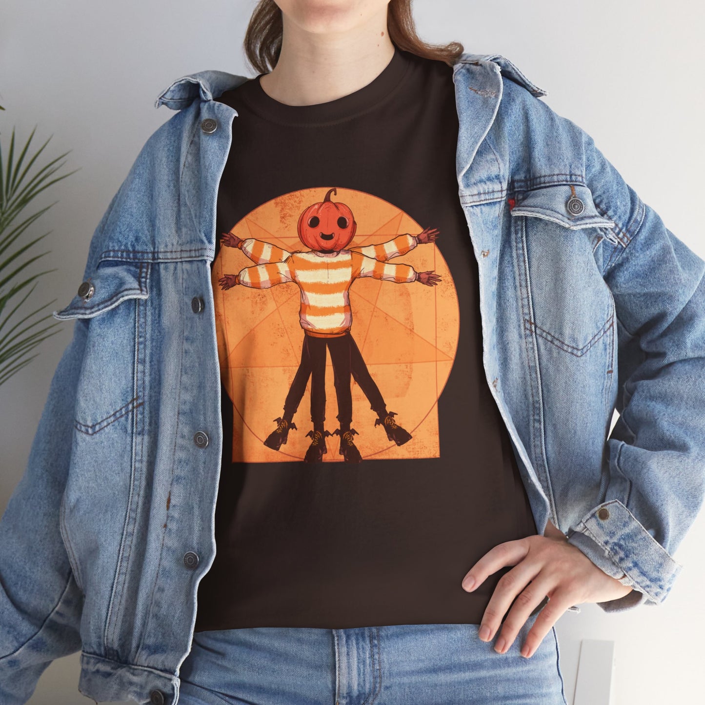Vitruvian Halloween Unisex Heavy Cotton Tee