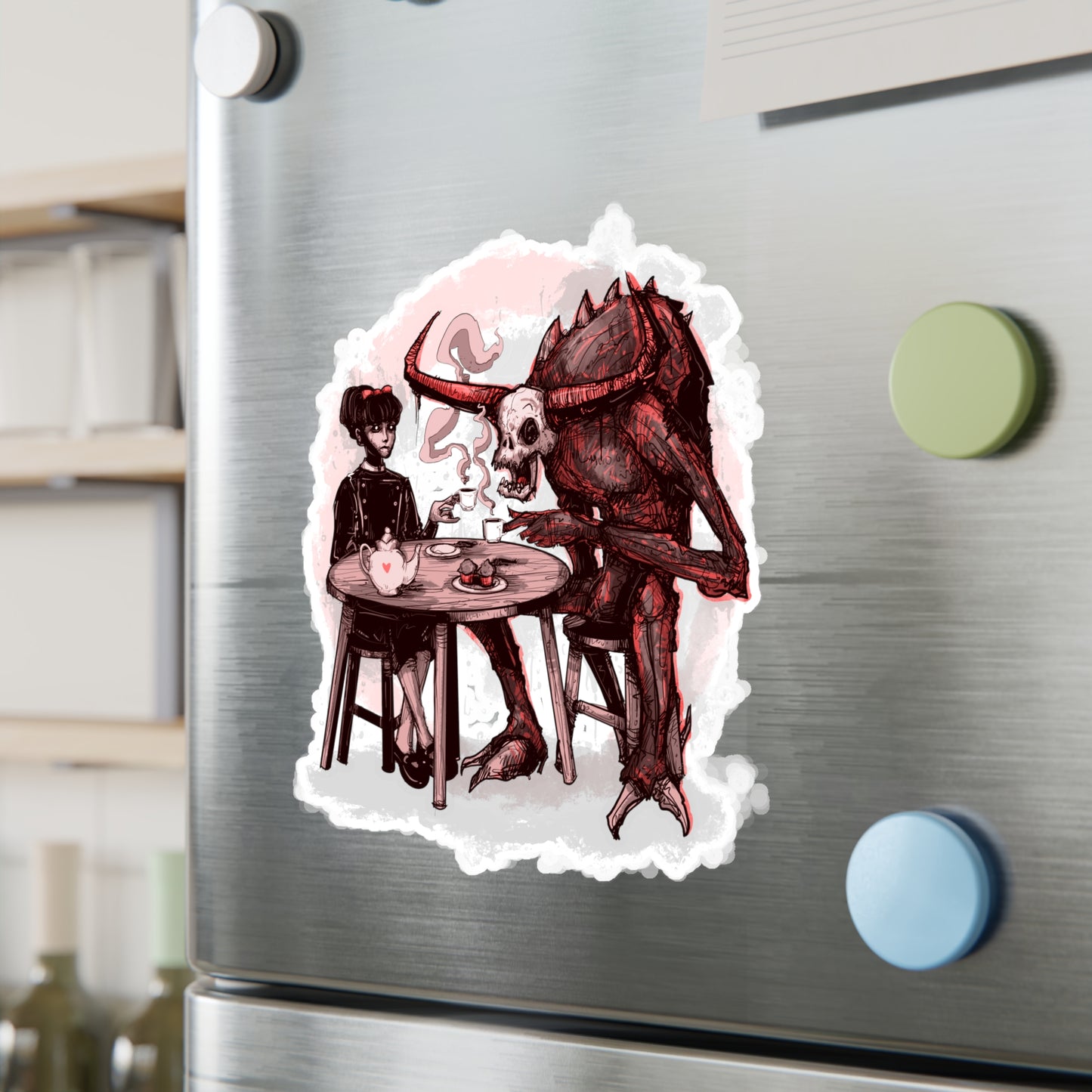 Demons For Breakfast Kiss-Cut Vinyl Decal