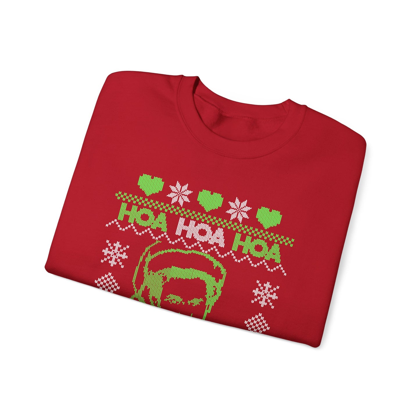 HOA HOA HOA Christmas (Green) Unisex Heavy Blend™ Crewneck Sweatshirt