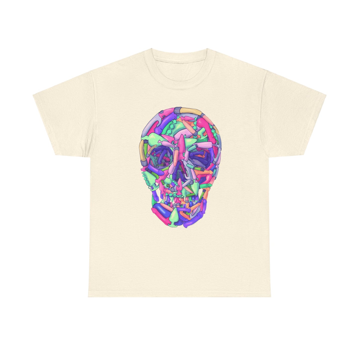 Sex Toy Skull Unisex Heavy Cotton Tee