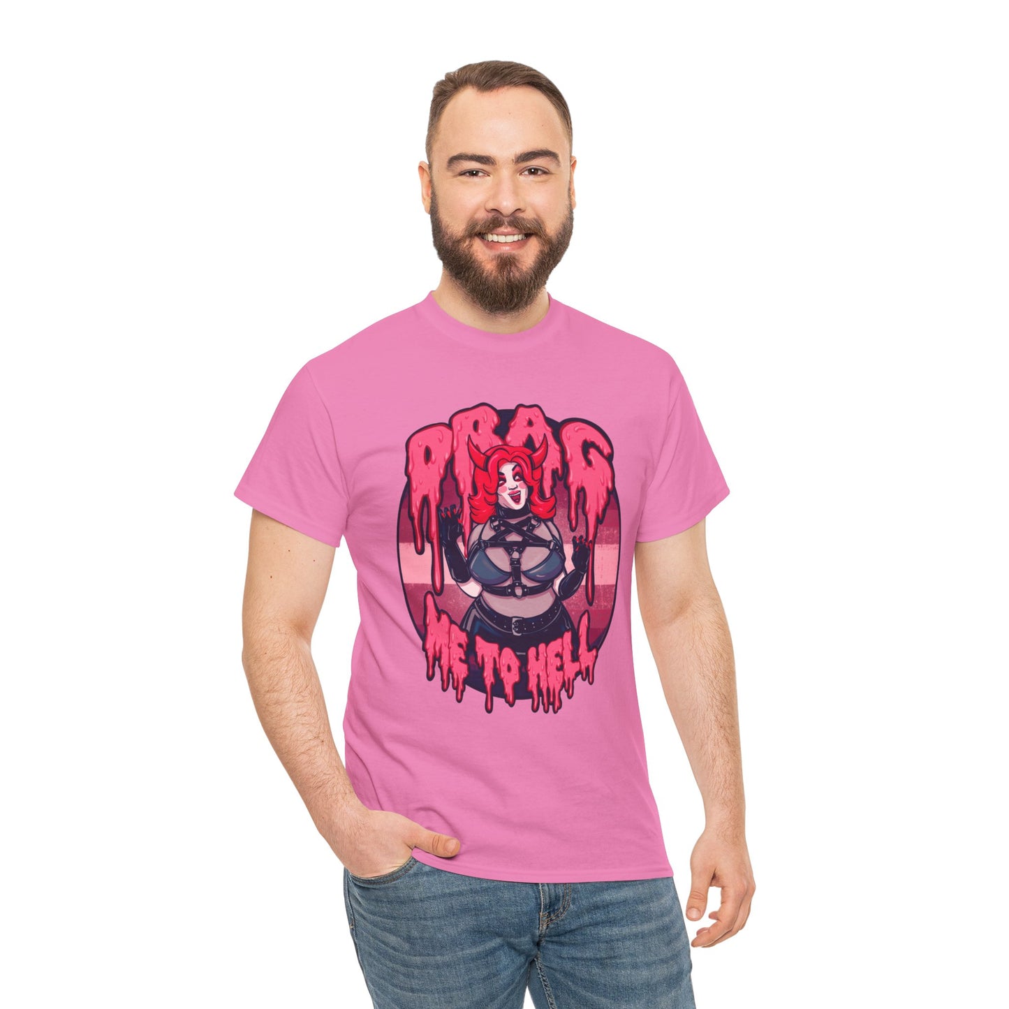 Drag Me To Hell Unisex Heavy Cotton Tee