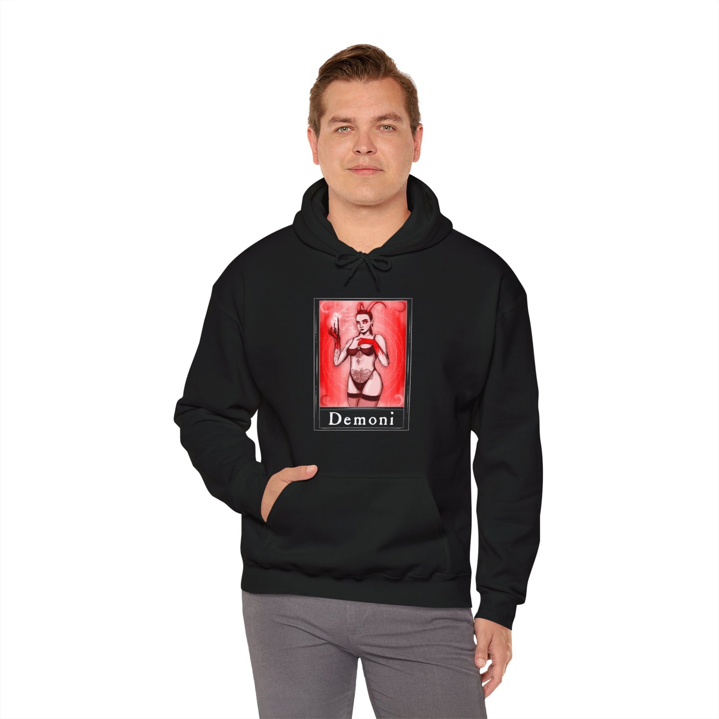 Demoni Tarot Unisex Heavy Blend Hooded Sweatshirt