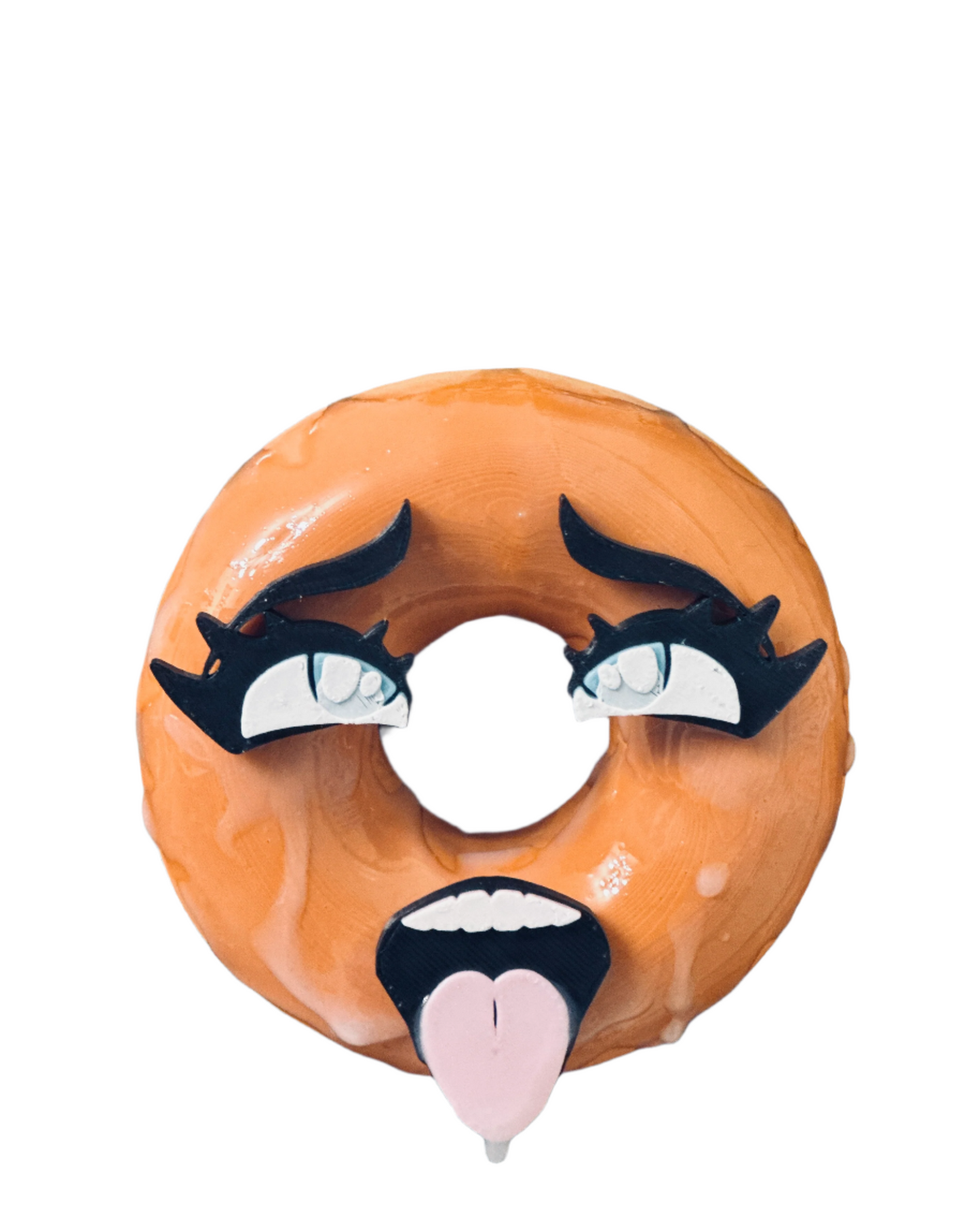 Glazed Donut 3D Print Resin Fridge Magnet