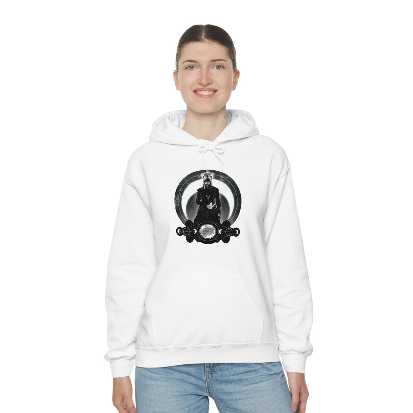 Moon Goddess Unisex Heavy Blend Hooded Sweatshirt