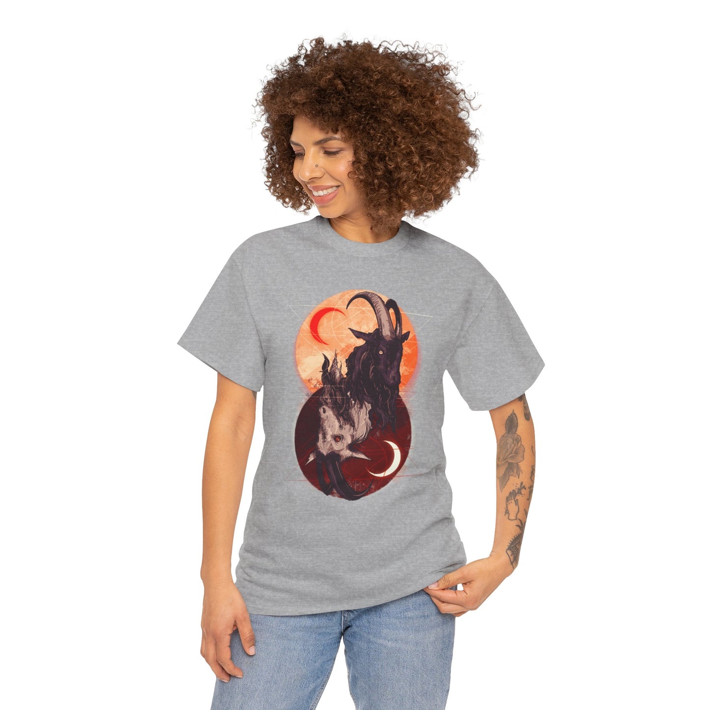 As Above So Below V Unisex Heavy Cotton Tee