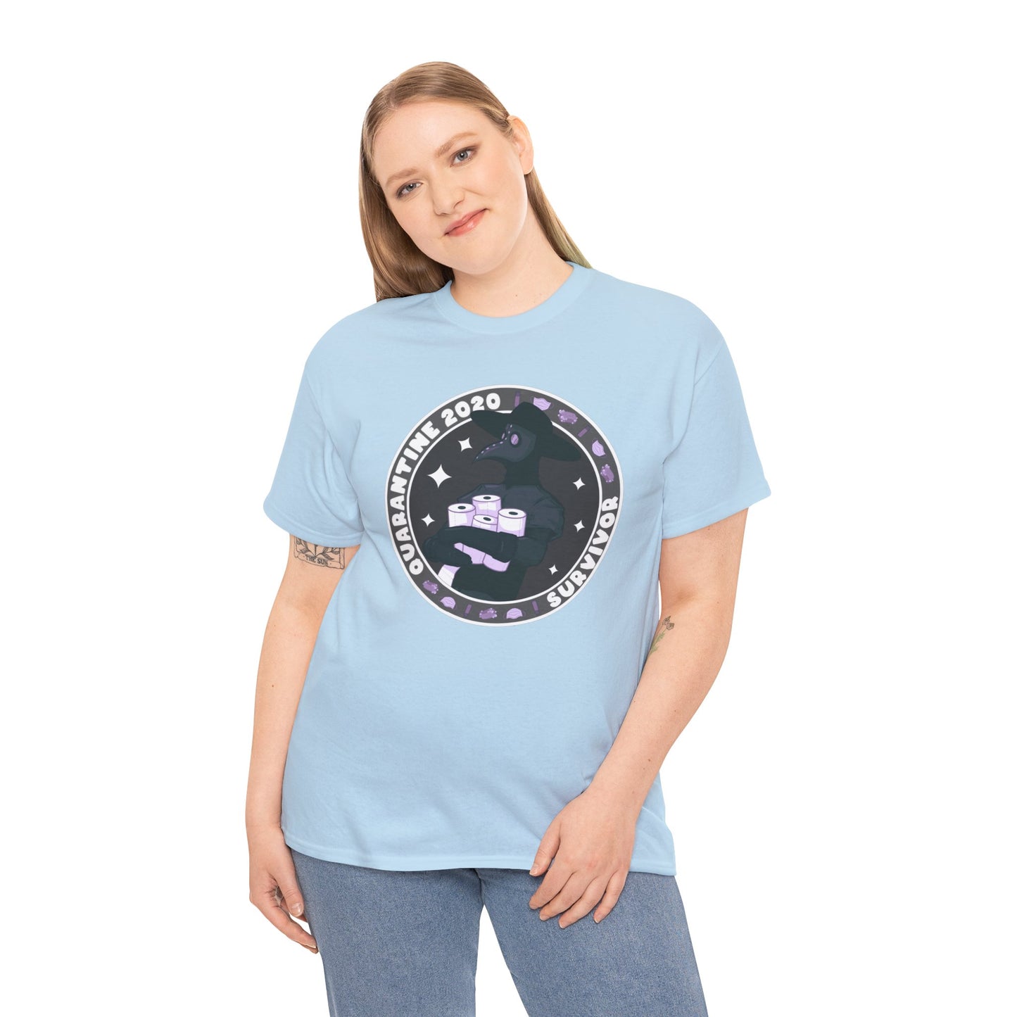Quarantine 2020 Survivor Unisex Heavy Cotton Tee