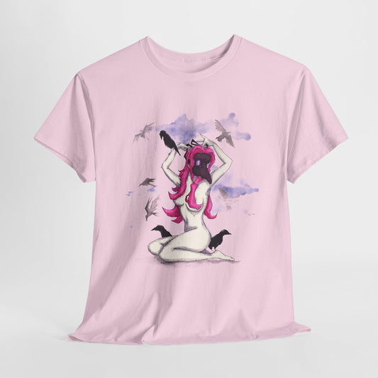 Plague Doctor Pinup Unisex Heavy Cotton Tee