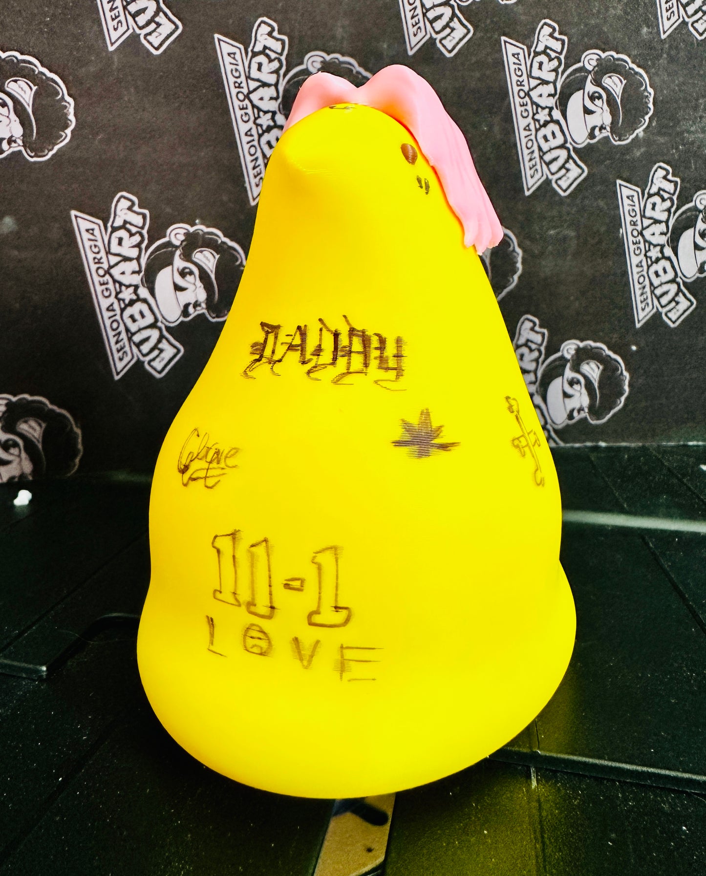 Chick Rapper 3D Printed Figure