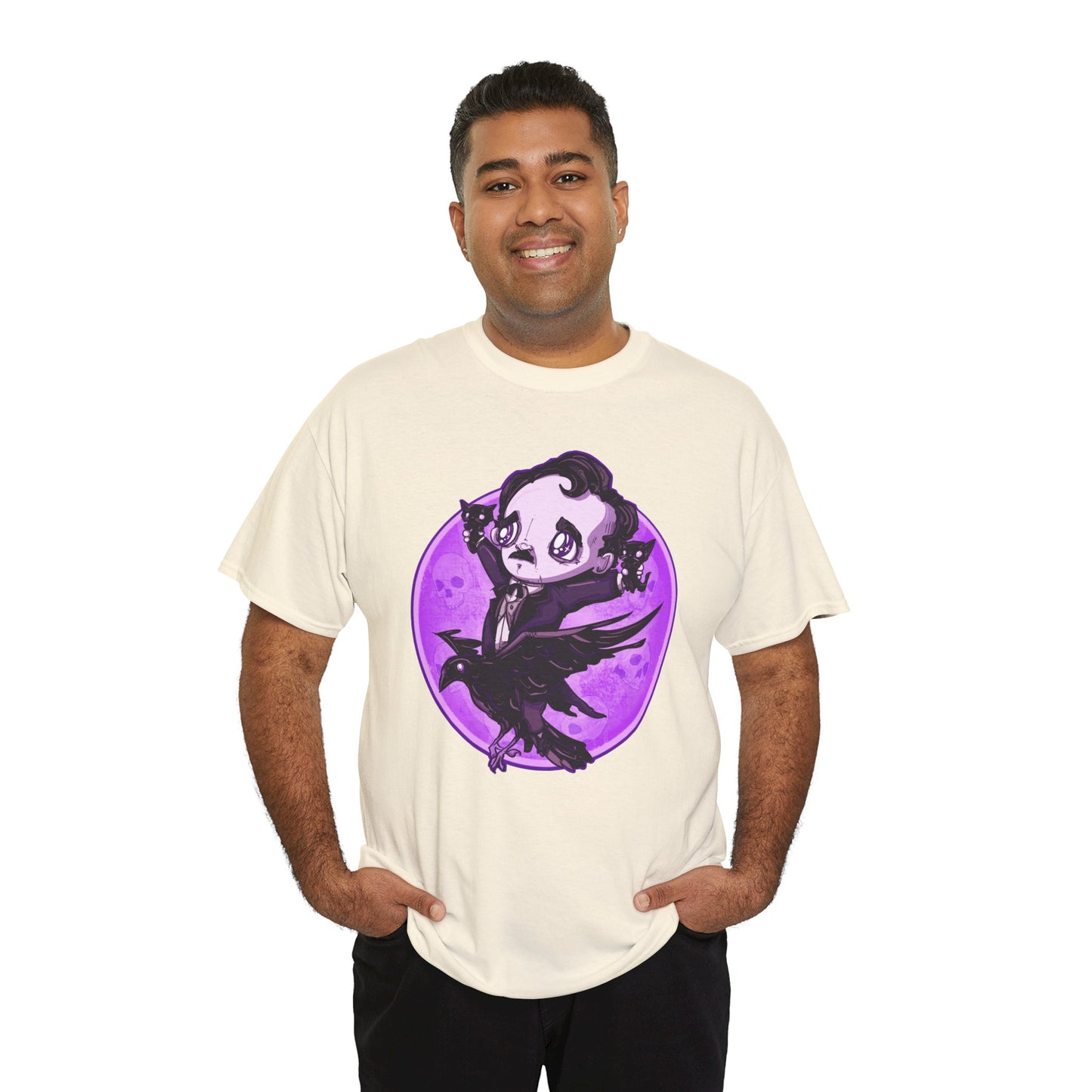 Poe Is Coming Unisex Heavy Cotton Tee