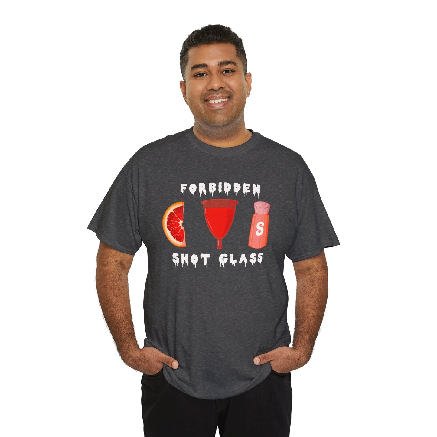 Forbidden Shot Glass Unisex Heavy Cotton Tee