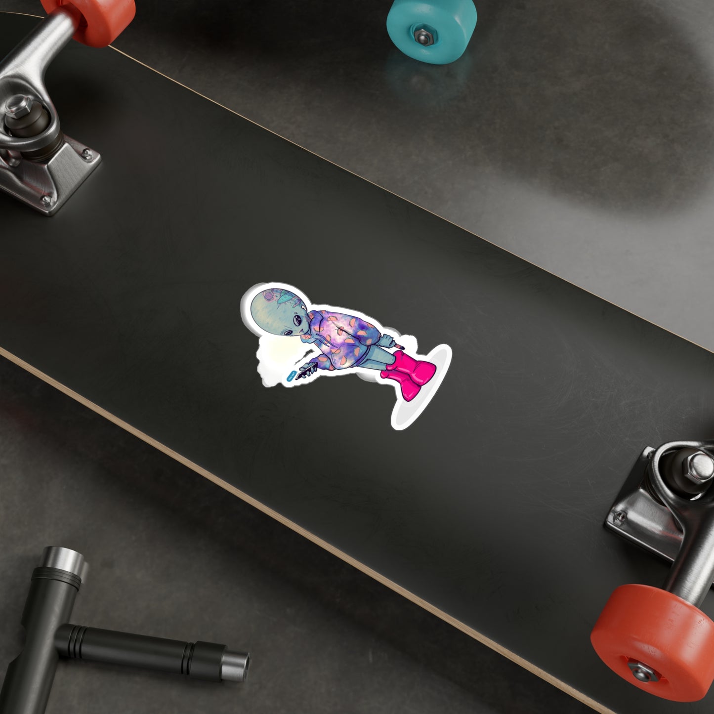 Earth Alien Kiss-Cut Vinyl Decal