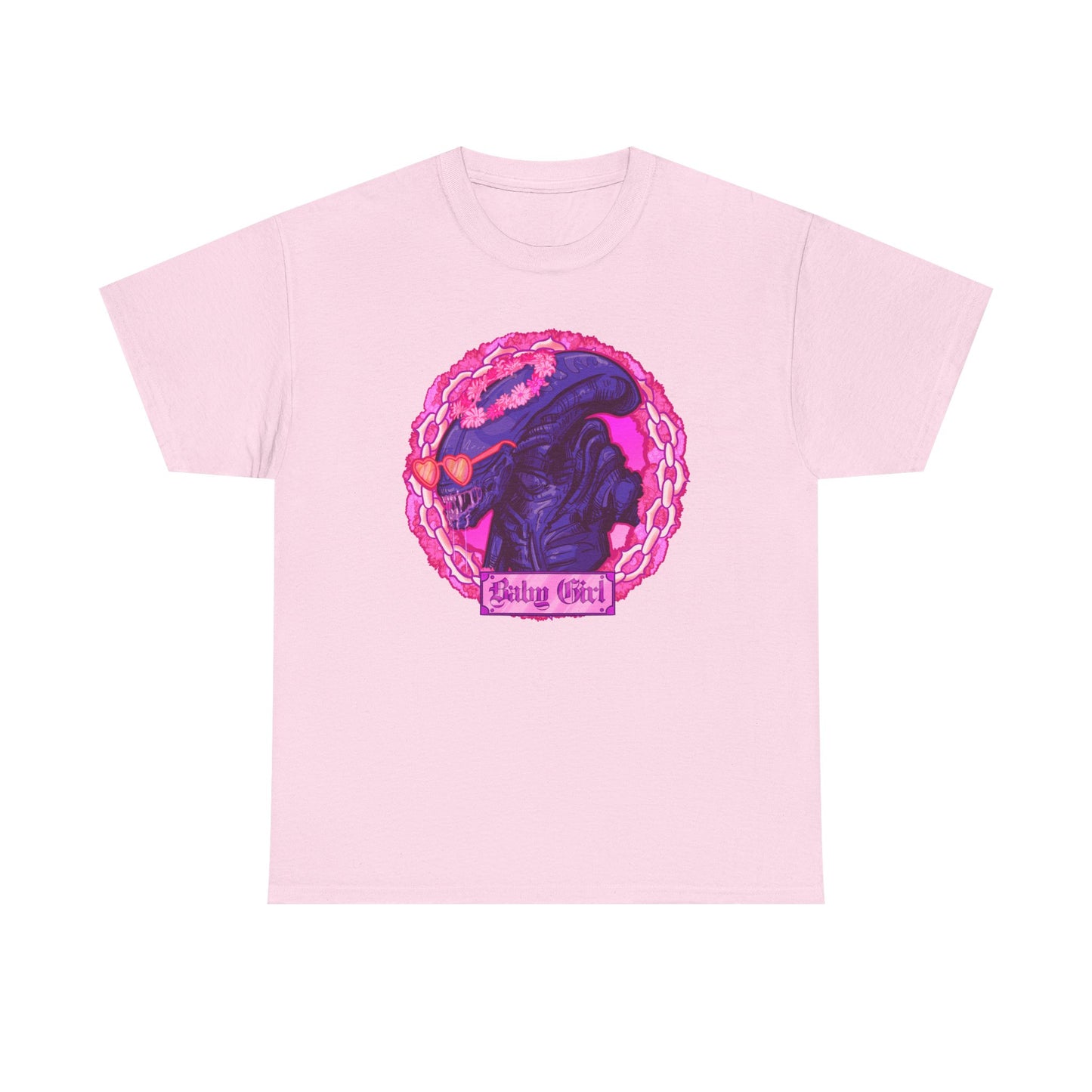 Space Girl Unisex Heavy Cotton Tee