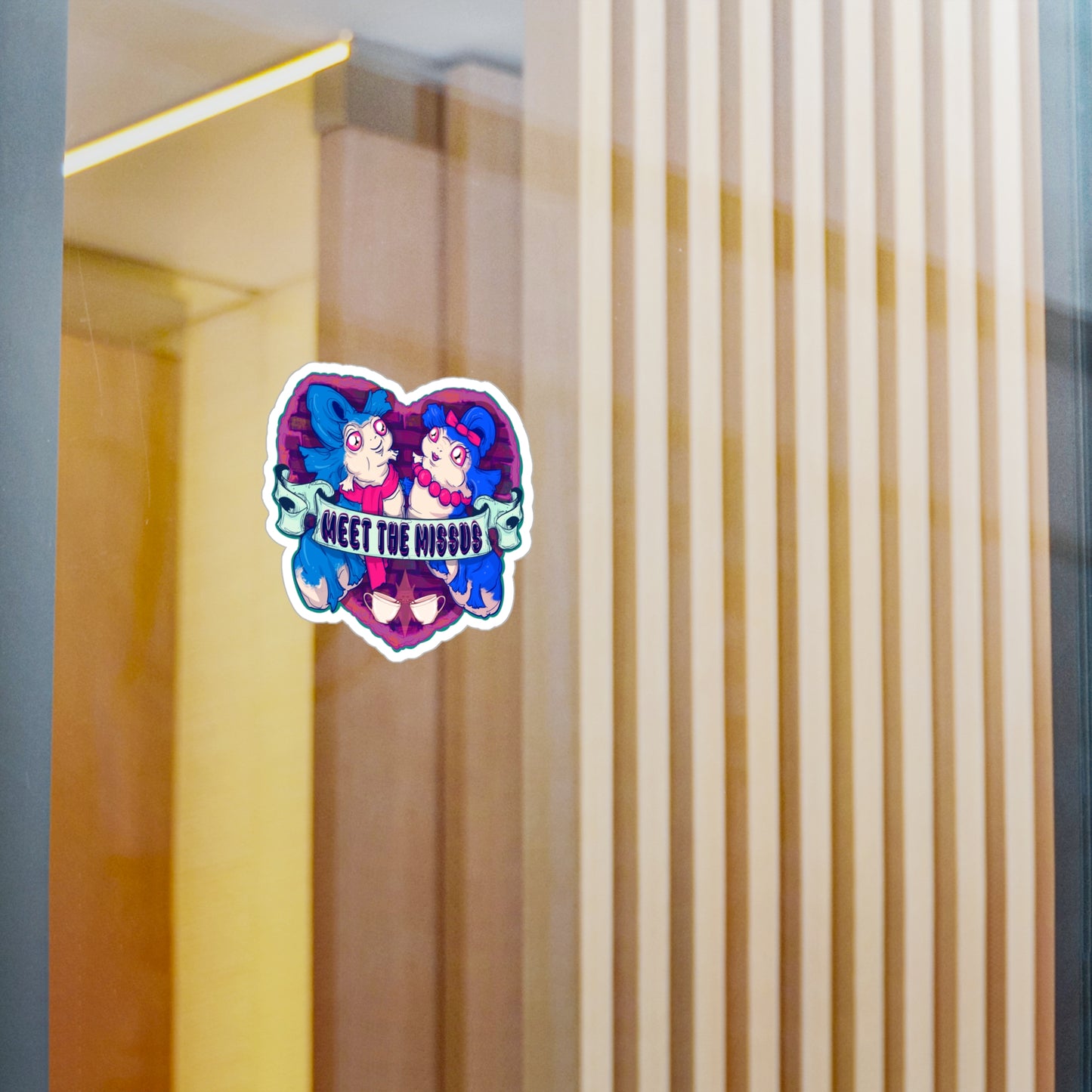 Meet The Missus Kiss-Cut Vinyl Decal