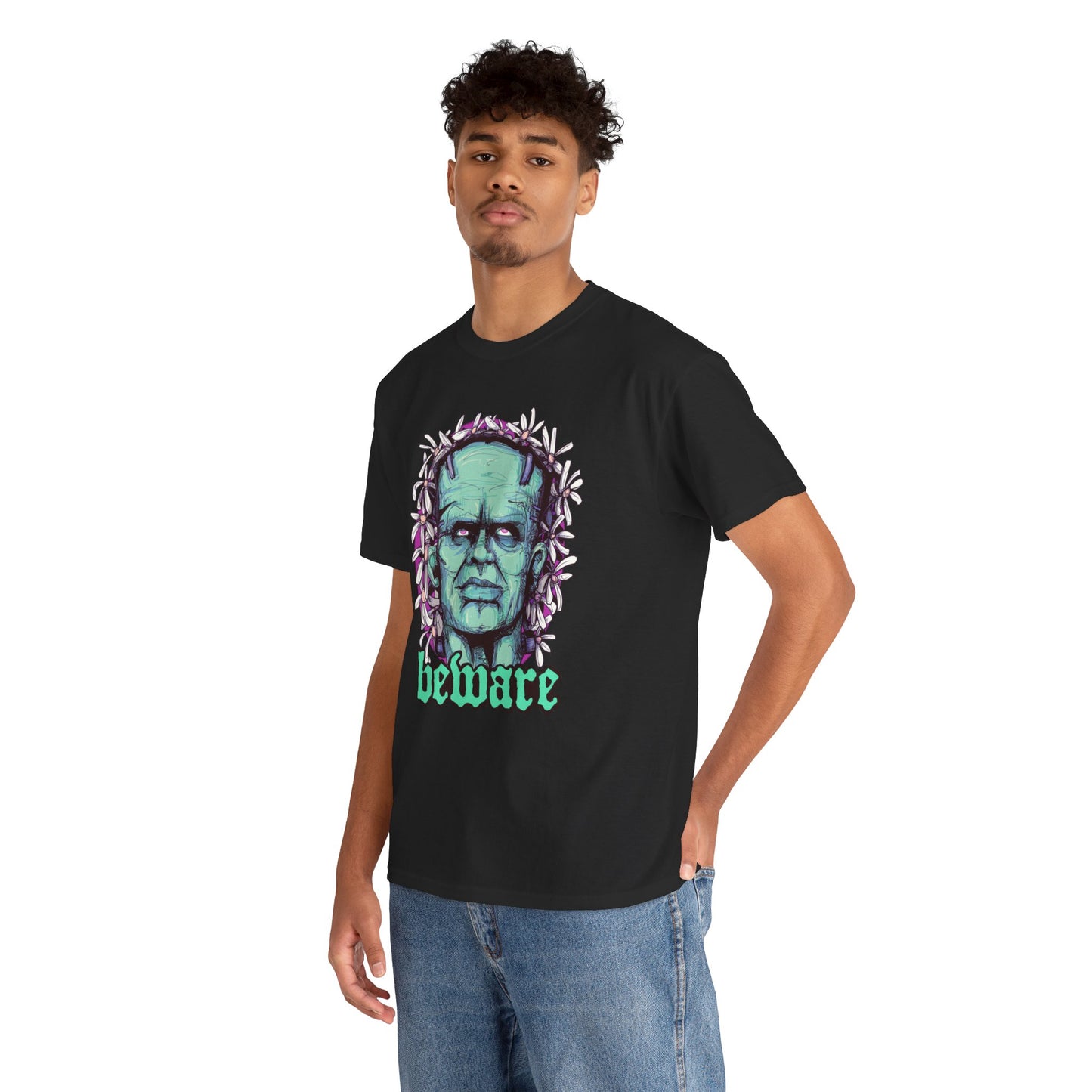 Beware Unisex Heavy Cotton Tee