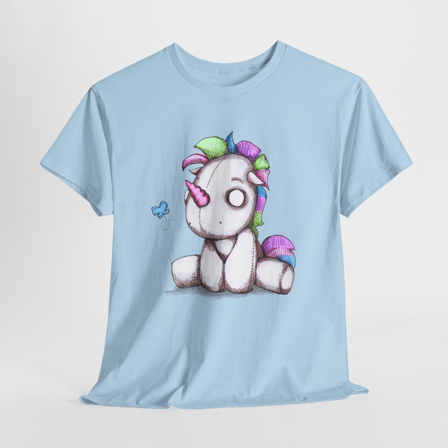 Plushie Unicorn Unisex Heavy Cotton Tee
