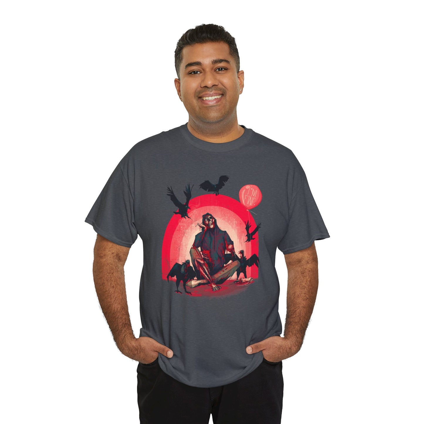 I'm Fine Unisex Heavy Cotton Tee