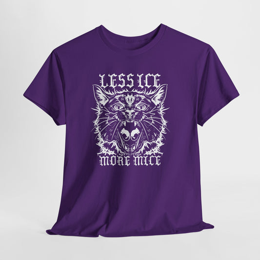 Less Ice More Mice Unisex Heavy Cotton Tee