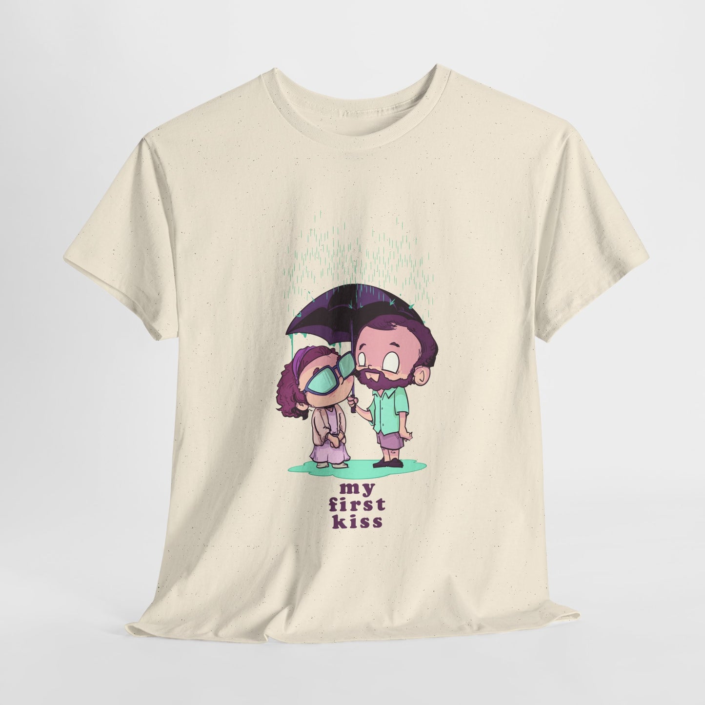 My First Kiss Unisex Heavy Cotton Tee