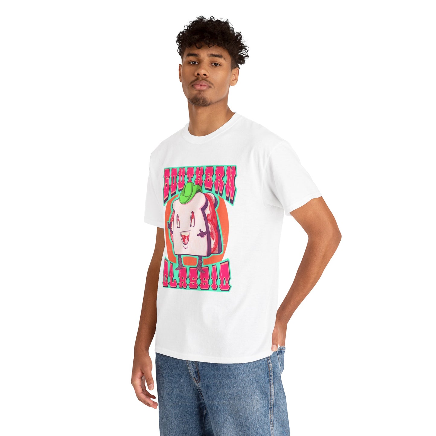 Tomato Sandwich Unisex Heavy Cotton Tee