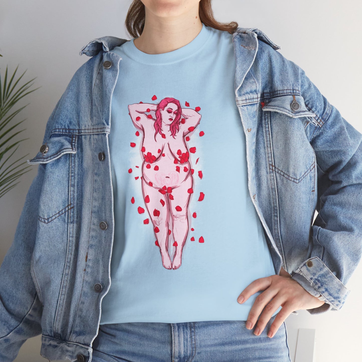 Stretch Heart Unisex Heavy Cotton Tee