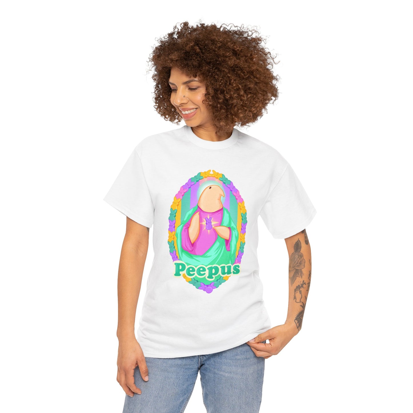 Peepus Unisex Heavy Cotton Tee